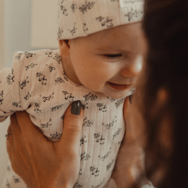 the-printed-baby-gown-oaklyn-blue Lovely Littles - Sophia's StyleRompers-1